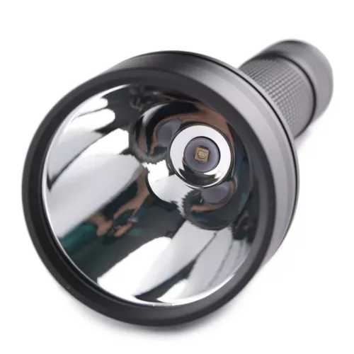 Torcia Convoy L21B UV 365 nm 21700 con LED SBT-10X-UV e filtro ZWB2 installato