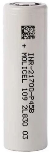 Molicel INR21700-P45B nagy terhelhetőségű tölthető li-ion akkumulátor