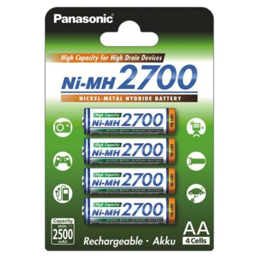 Panasonic 2700mAh BK-3HGAE/4BE 2700mAh AA 1, 2V akkumulátor