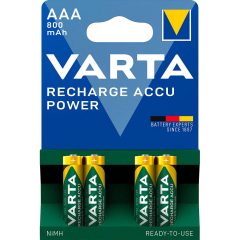   Varta 56703 AAA Ready2Use Micro rechargeable Ni-MH battery 1.2V/800mAh - blister 4 pieces