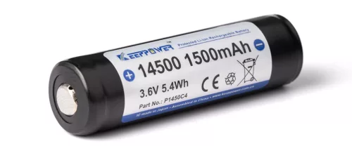 Keeppower P1450C4 3.7V Li-ion батерия с PCB защита, 14500 – с капацитет 1500 mAh