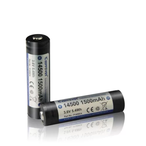 Keeppower P1450C4 3.7V Li-ion батерия с PCB защита, 14500 – с капацитет 1500 mAh