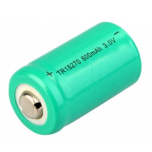 Trustfire CR2 15270 3 V tölthető li-ion akkumulátor 600 mAh kapacitással
