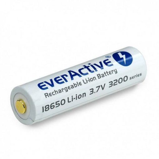 Everactive18650 3200 mAh védett tölthető li-ion akkumulátor micro USB-bemenettel