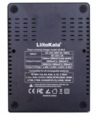 LiitoKala Lii - PL4 akkumulátor töltő