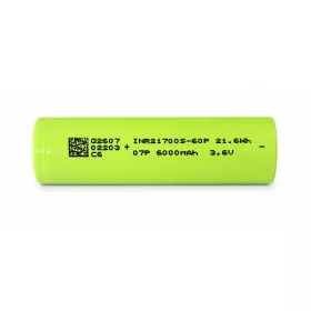   Batteria Linkdata 21700S-60P con capacità da 6000mAh e corrente continua da 60A