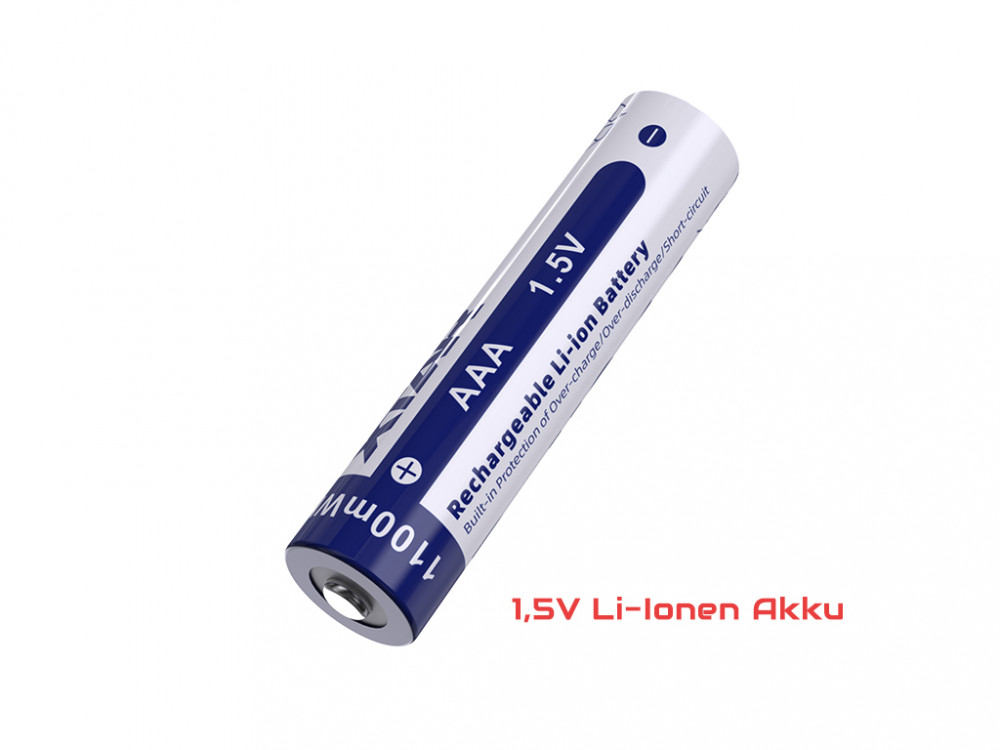 Xtar R6 / AAA 1,5V Li-ion baterija od 800mAh sa zaštitom - s