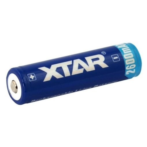 Xtar 18650 védett tölthető li-ion akkumulátor 2200mAh kapacitással 