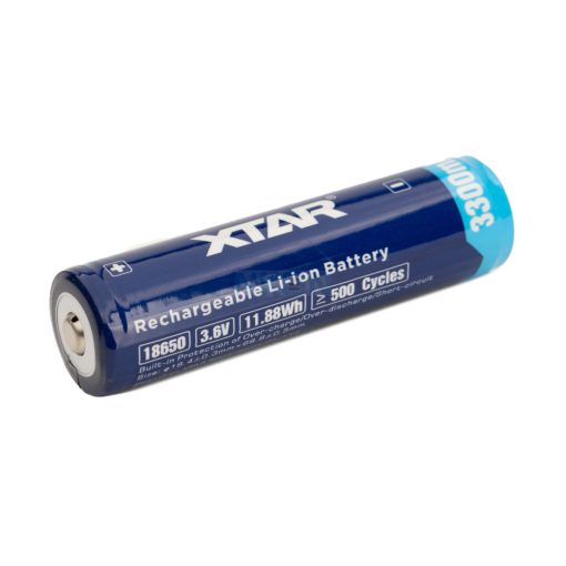 Xtar 18650 védett tölthető li-ion akkumulátor 3300mAh kapacitással 