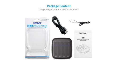 Xtar BC4 punjač za R03 / AAA i R6 / AA Li-ion 1,5V / NiMH baterije