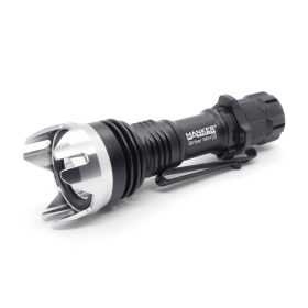   Manker Striker LUMINUS SFT40 LED Removable SS Strike bezel Tactical Flashlight Max 500 Meters Torch Lamp with 2600mAh OTG 18650
