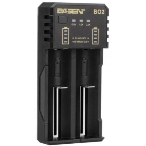 BASEN BC2 3.7v Colorful Li-ion Battery Charger for 18650 22650 20700 21700 Rechargeable Battery