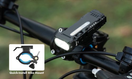 Wuben X4 zseblámpa csomag, fekete