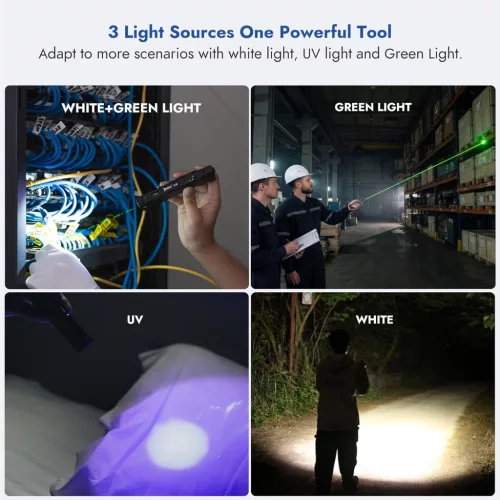 Torcia ricaricabile WUBEN X5 – 1300 lumen, 6 modalità di illuminazione