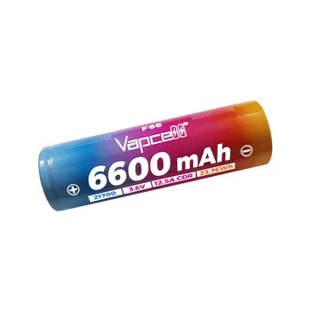 Batteria Vapcell F66 21700 3.7V con capacità di 6600 mAh