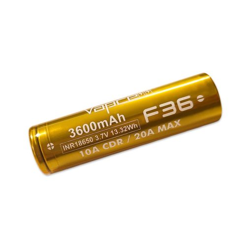Vapcell  F36 18650 3600mah 10A/20A tölthető li-ion akkumulátor 