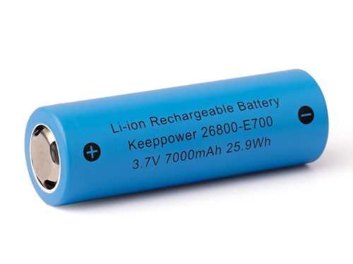 Keeppower 18500 2600 mAh tölthető li-ion akkumulátor