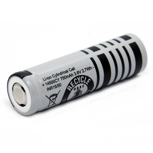 HighPower 14500cy 750mAh AA méretű 3,6V tölthető li-ion akkumulátor