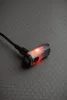 WUBEN E2 mini EDC kulcstartó zseblámpa – 150 lumen, USB-C, mágneses, piros-kék jelzőfény - vörös