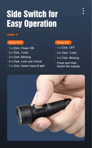 Lumintop GT NANO PRO 3.0 punjiva EDC svjetiljka za privjesak – 1600 lumena